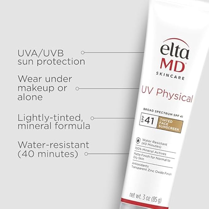 EltaMD كريم فيزيائي واسع الطيف SPF 41 - 3 أونصات - Image 2